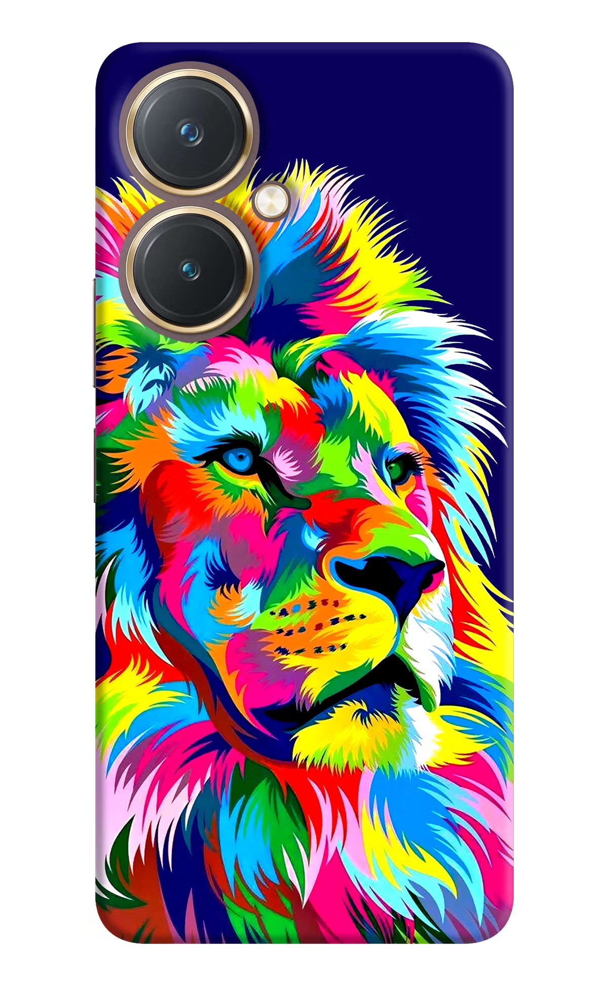 Vector Art Lion Vivo Y27 Hard Case Back Cover by Casekaro