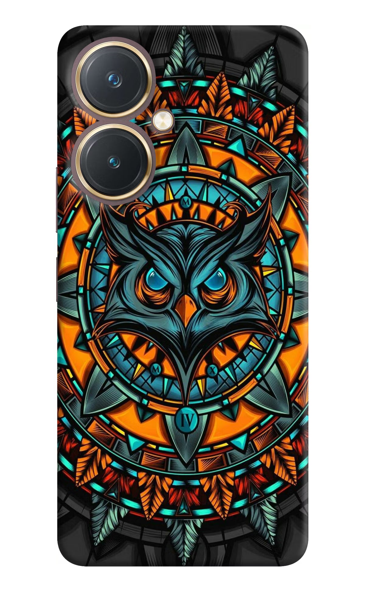 Angry Owl Art Vivo Y27 Hard Case Back Cover by Casekaro