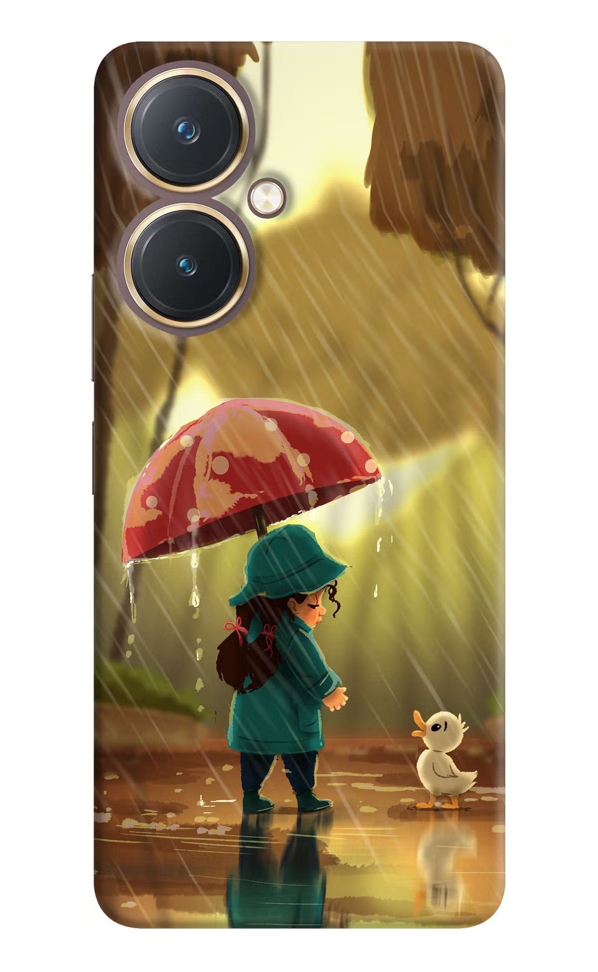 Rainy Day Vivo Y27 Hard Case Back Cover by Casekaro