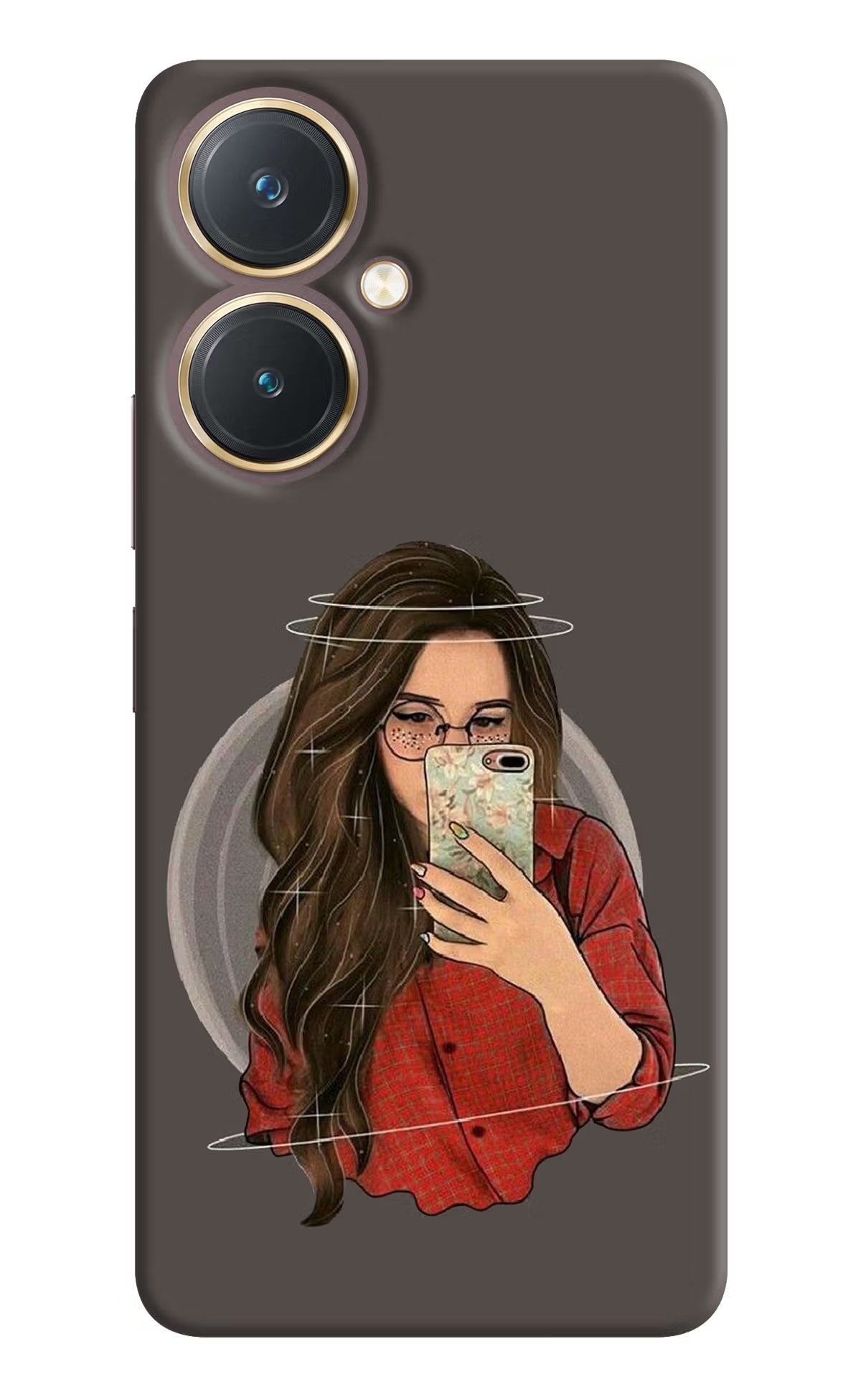 Selfie Queen Vivo Y27 Hard Case Back Cover by Casekaro