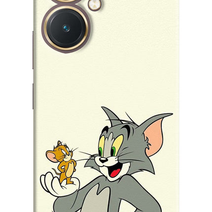 Tom & Jerry Vivo Y27 Hard Case Back Cover by Casekaro