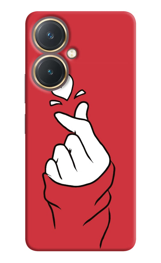 Korean Love Sign Vivo Y27 Hard Case Back Cover by Casekaro