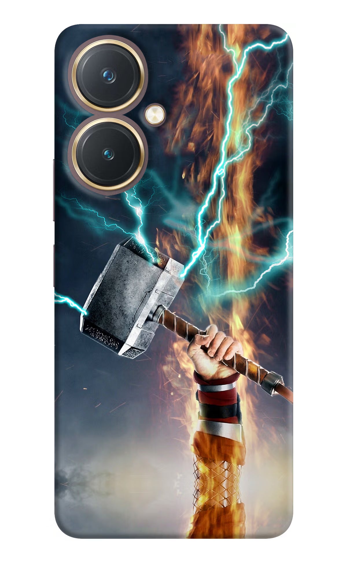 Thor Hammer Mjolnir Vivo Y27 Hard Case Back Cover by Casekaro
