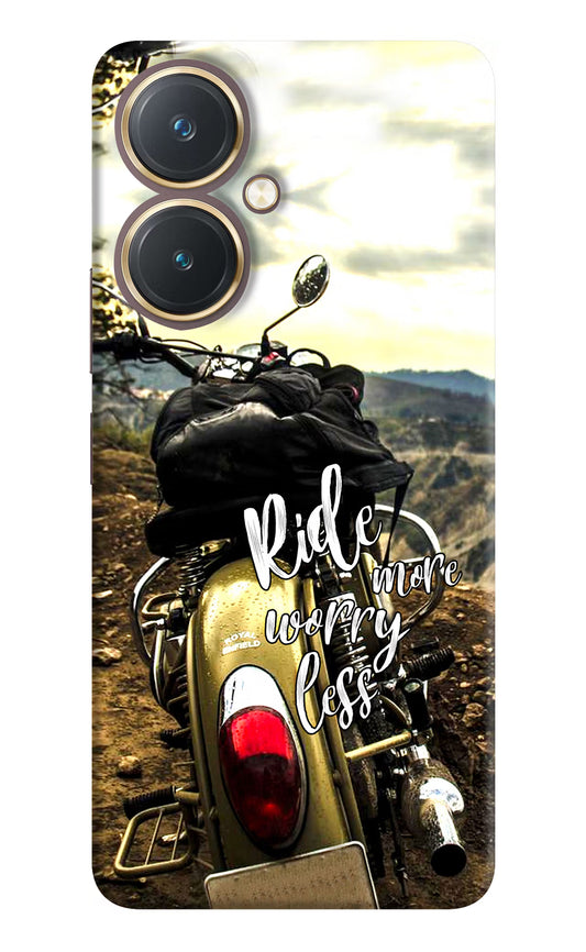 Ride More Worry Less Vivo Y27 Hard Case Back Cover by Casekaro