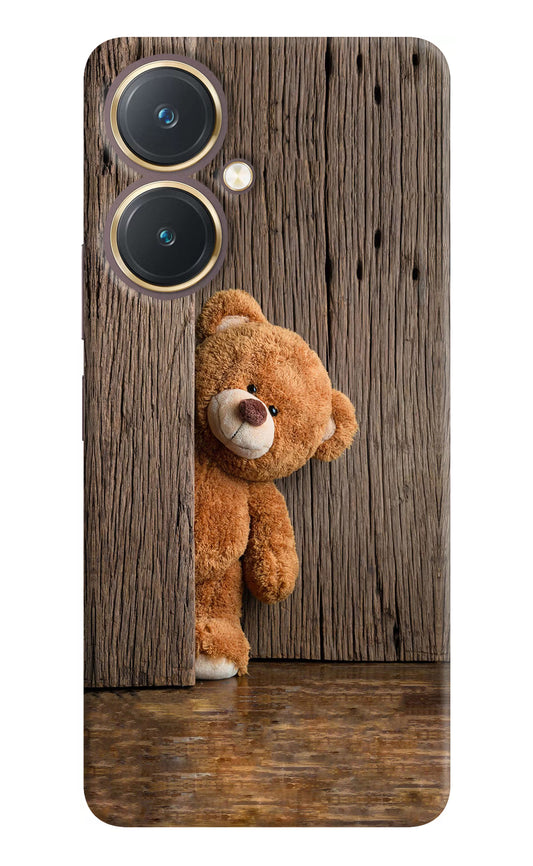 Teddy Wooden Vivo Y27 Hard Case Back Cover by Casekaro