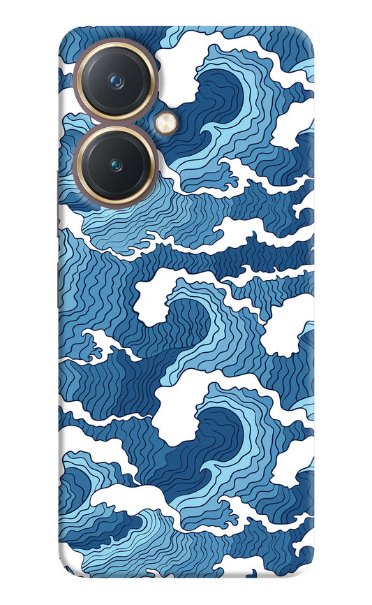 Blue Waves Vivo Y27 Hard Case Back Cover by Casekaro