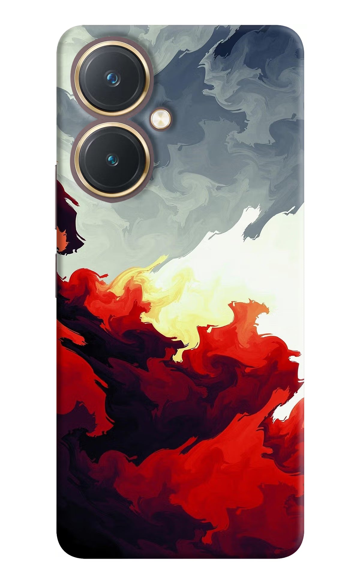 Fire Cloud Vivo Y27 Hard Case Back Cover by Casekaro