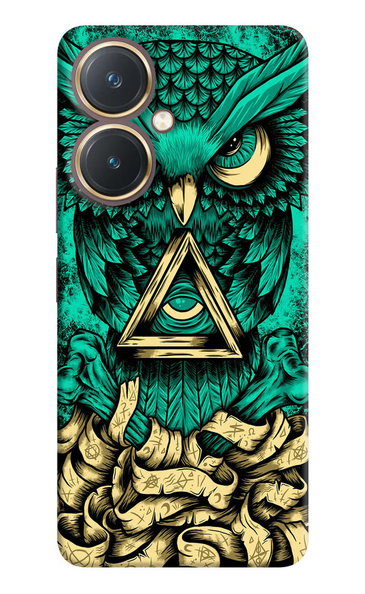 Green Owl Vivo Y27 Hard Case Back Cover by Casekaro