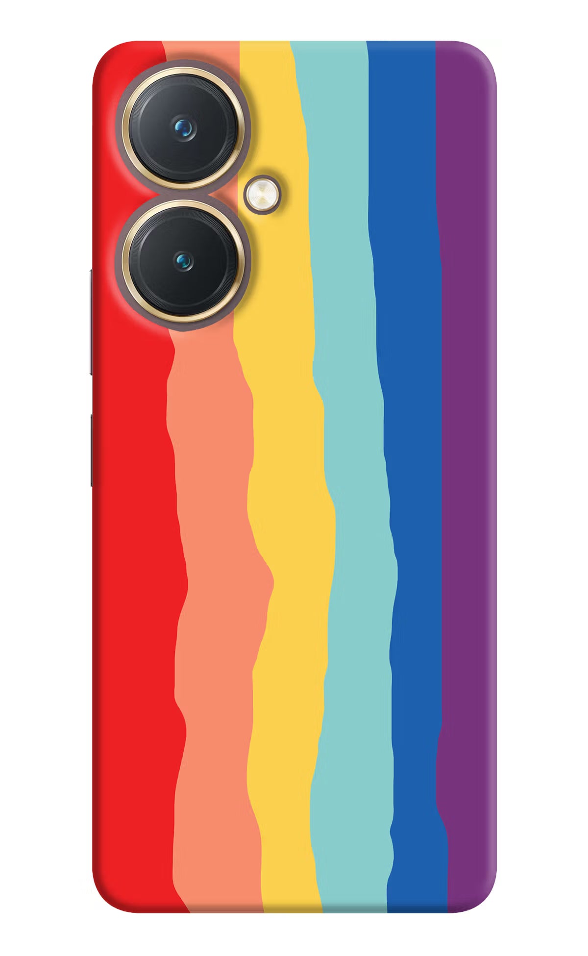 Rainbow Vivo Y27 Hard Case Back Cover by Casekaro