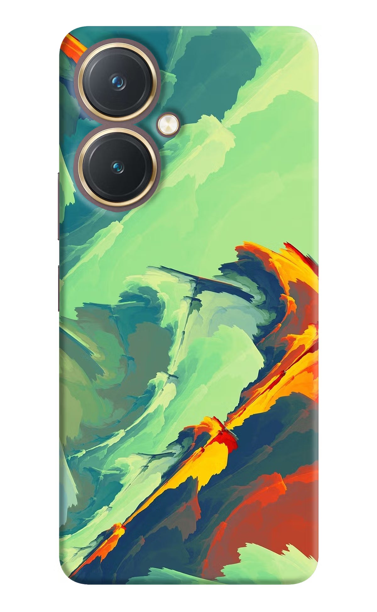 Paint Art Vivo Y27 Hard Case Back Cover by Casekaro