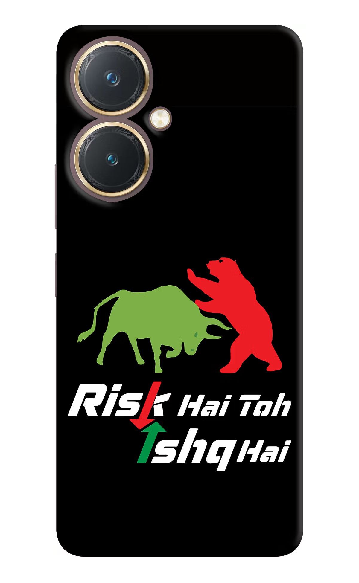 Risk Hai Toh Ishq Hai Vivo Y27 Hard Case Back Cover by Casekaro