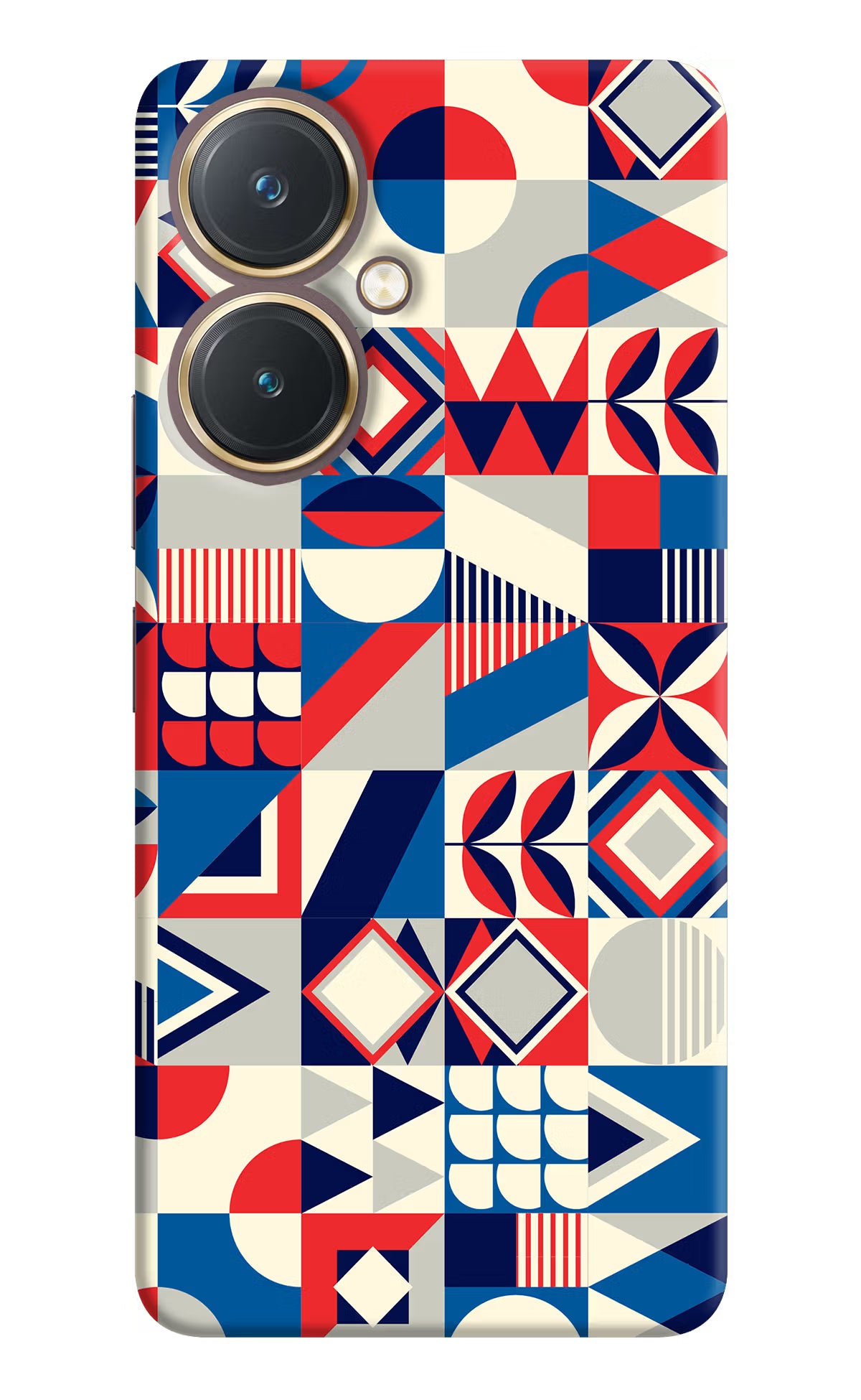 Colorful Pattern Vivo Y27 Hard Case Back Cover by Casekaro