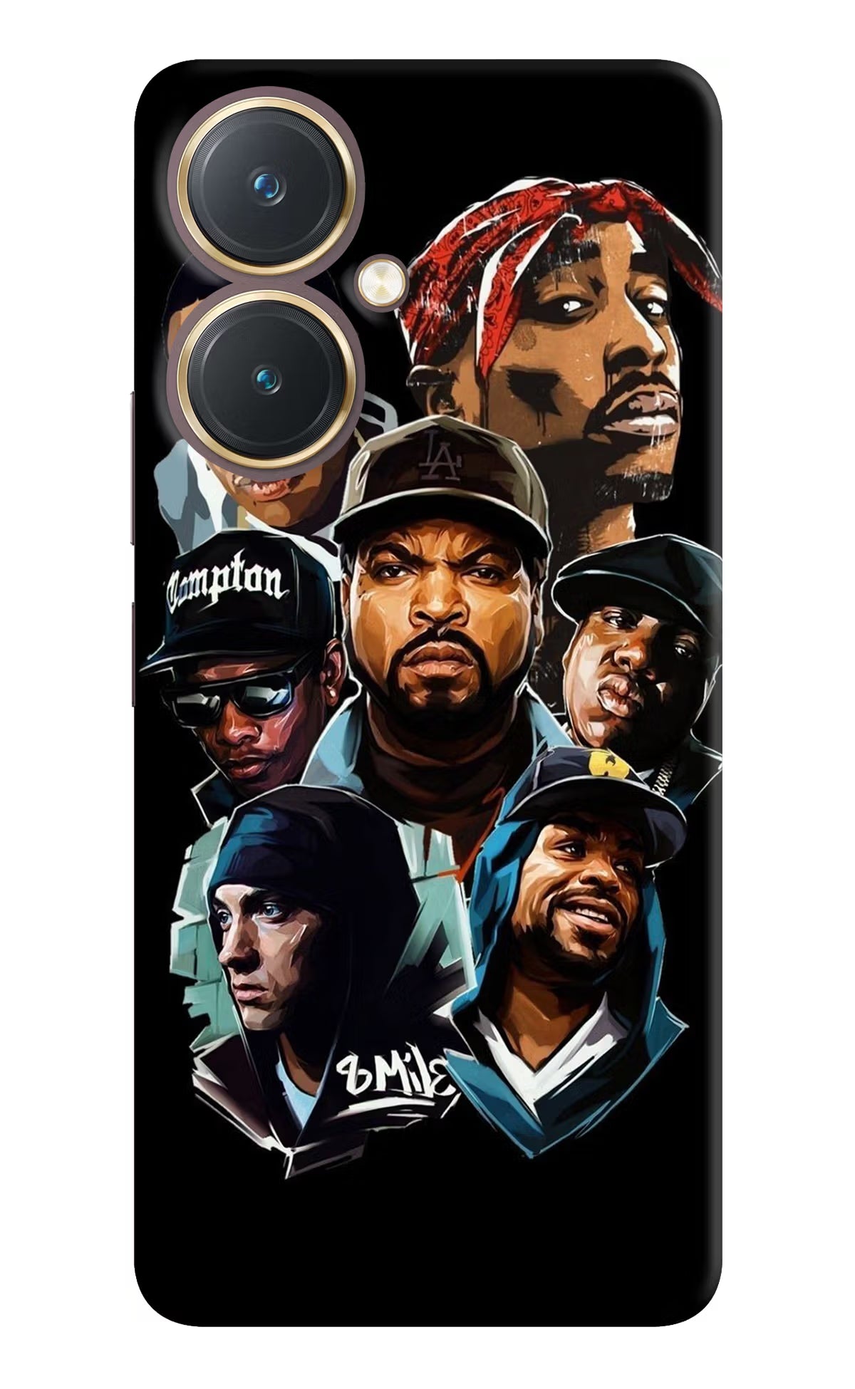 Rappers Vivo Y27 Hard Case Back Cover by Casekaro