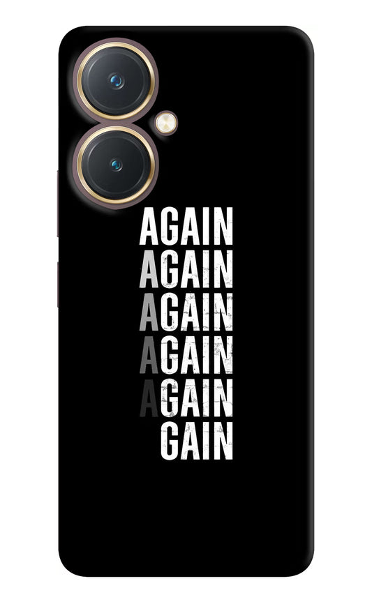 Again Again Gain Vivo Y27 Hard Case Back Cover by Casekaro