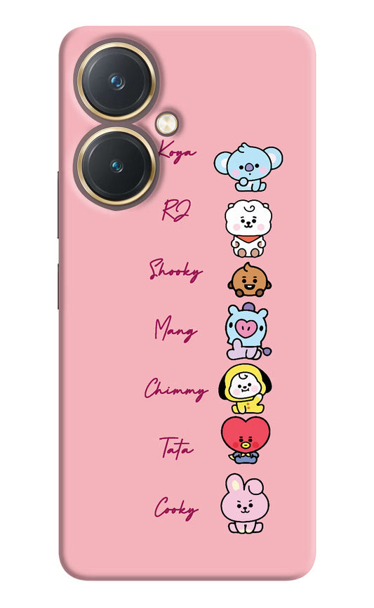 BTS names Vivo Y27 Hard Case Back Cover by Casekaro