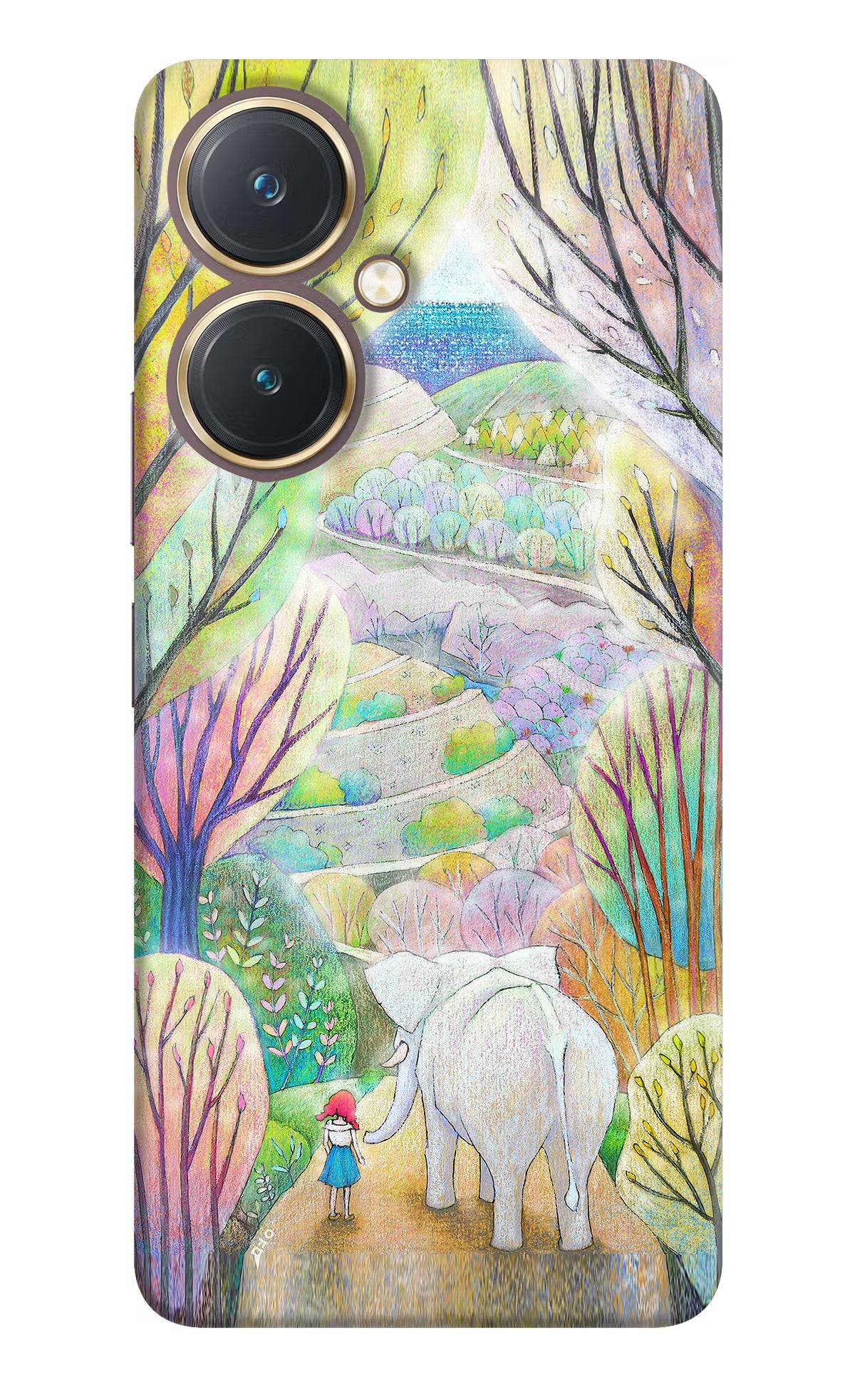 Nature Painting Vivo Y27 Hard Case Back Cover by Casekaro