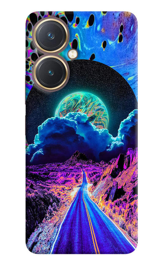 Psychedelic Painting Vivo Y27 Hard Case Back Cover by Casekaro