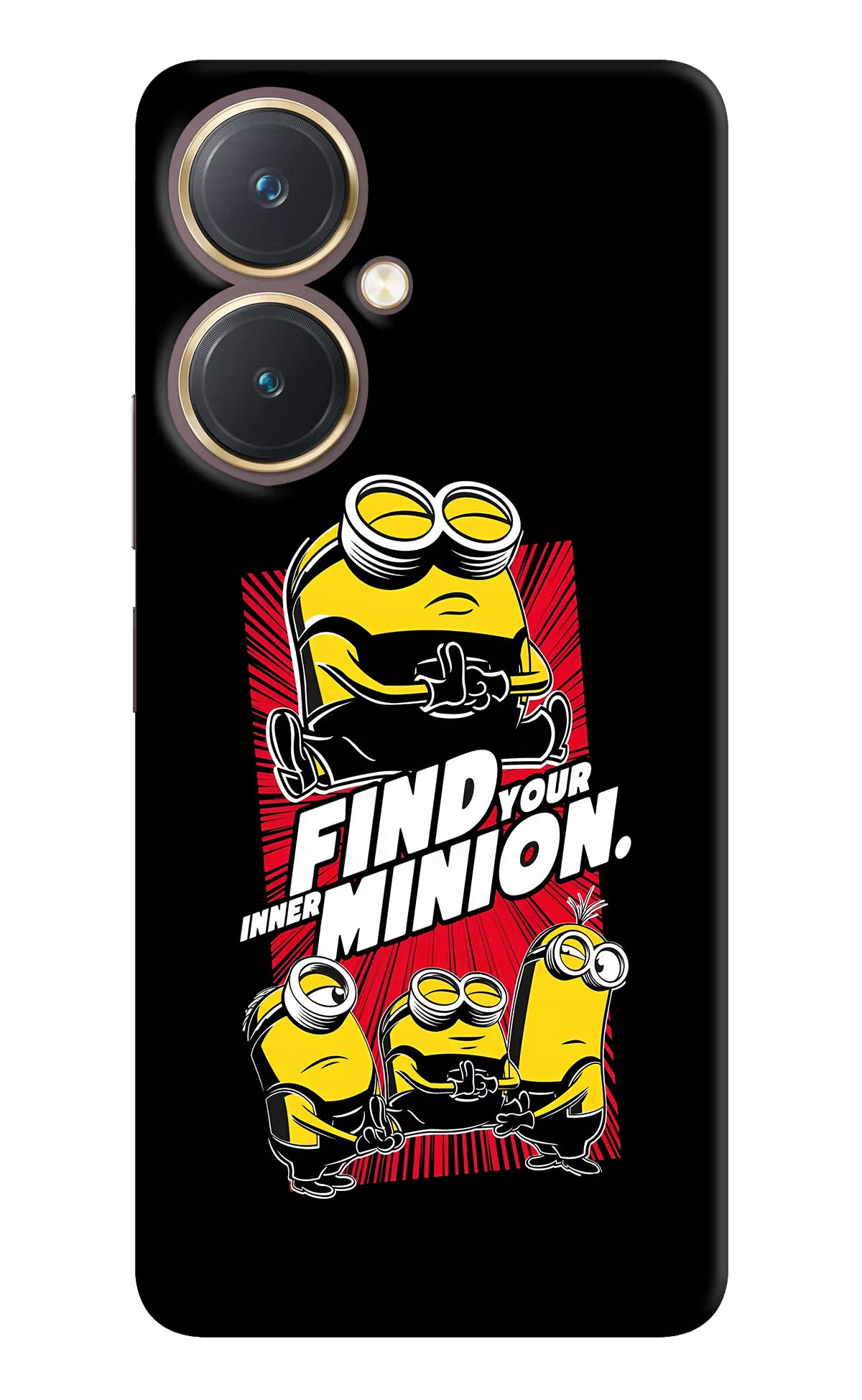 Find your inner Minion Vivo Y27 Hard Case Back Cover by Casekaro
