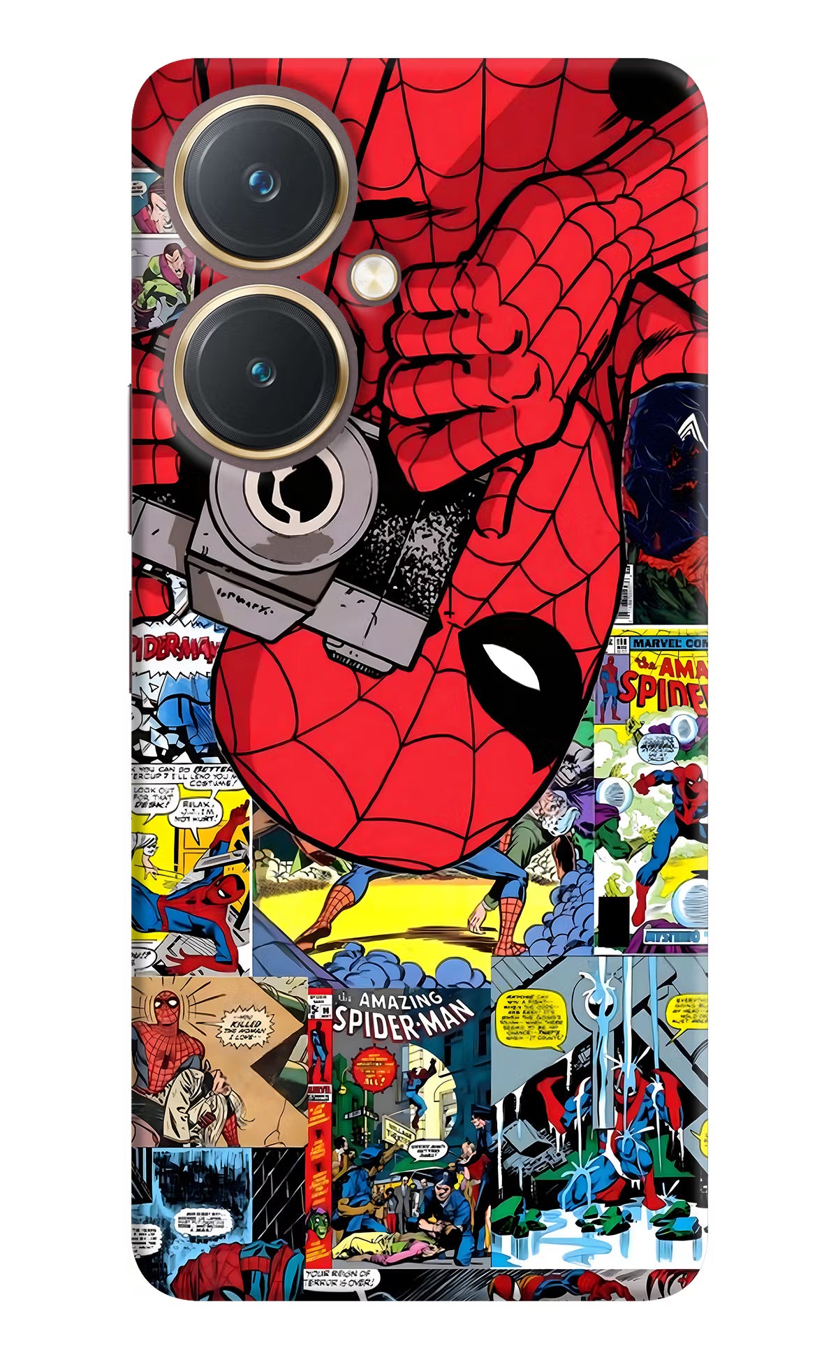 Spider Man Vivo Y27 Hard Case Back Cover by Casekaro