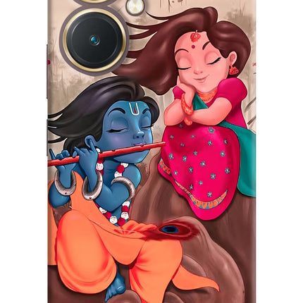 Radhe Krishna Vivo Y27 Hard Case Back Cover by Casekaro
