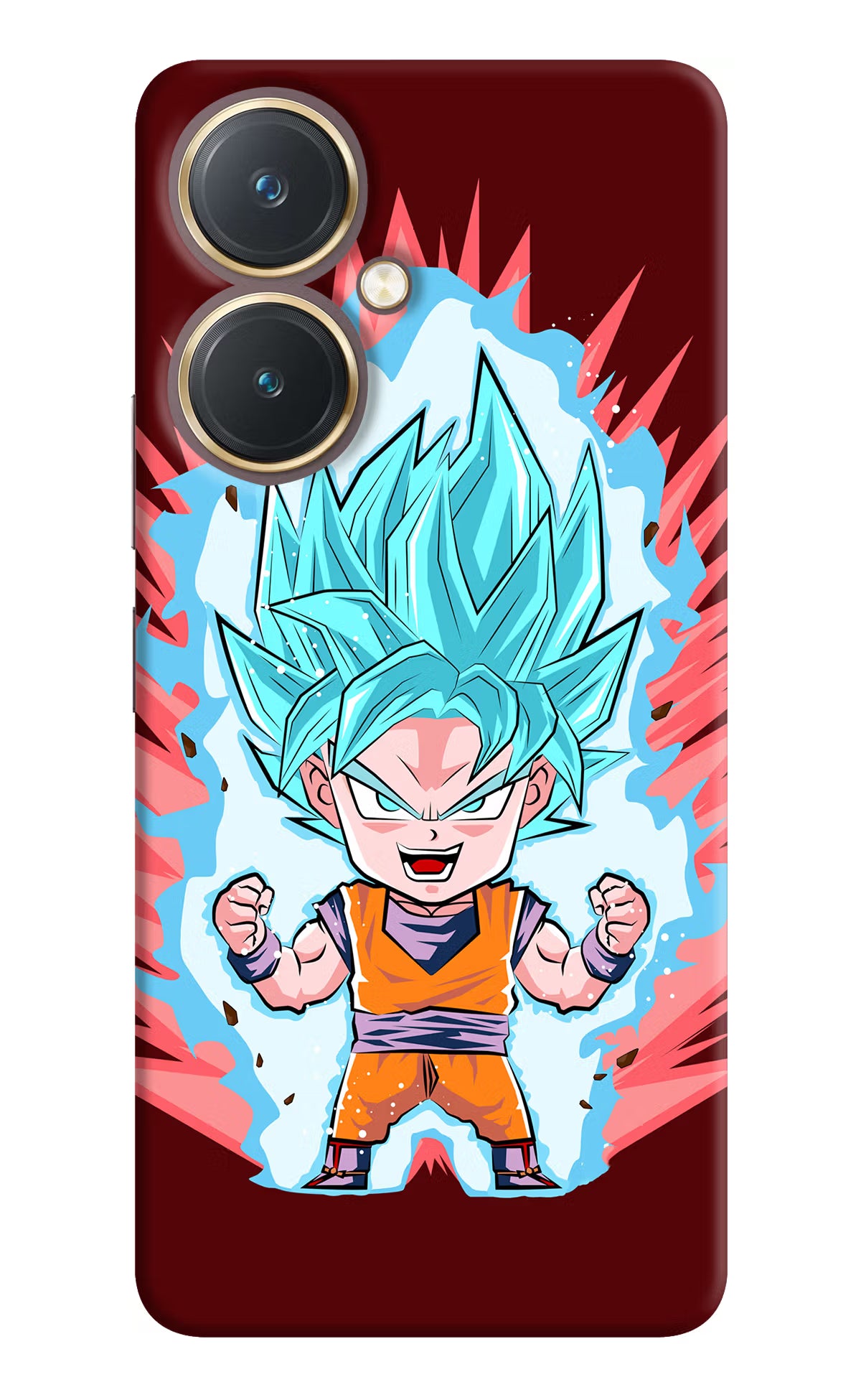 Goku Little Vivo Y27 Hard Case Back Cover by Casekaro