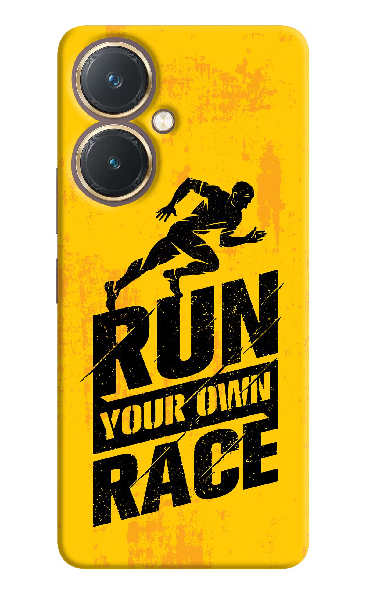 Run Your Own Race Vivo Y27 Hard Case Back Cover by Casekaro