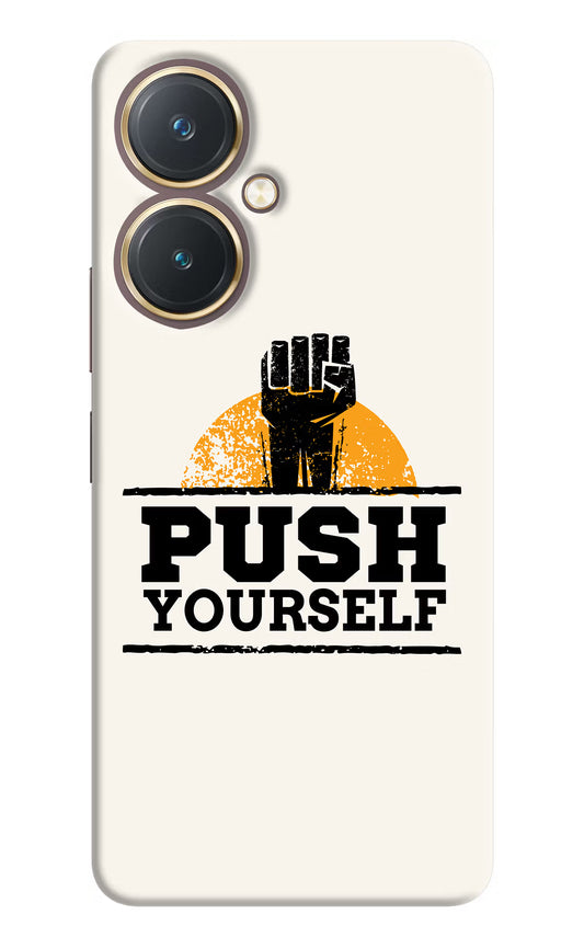 Push Yourself Vivo Y27 Hard Case Back Cover by Casekaro