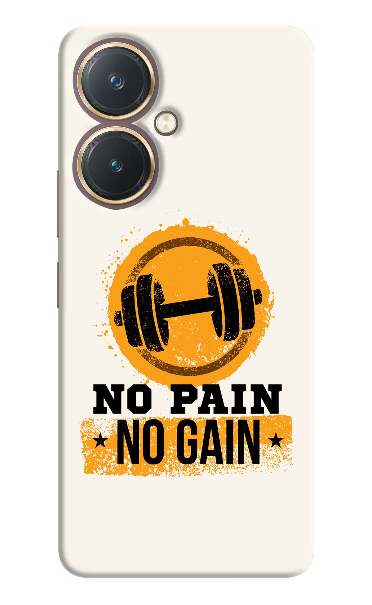 No Pain No Gain Vivo Y27 Hard Case Back Cover by Casekaro