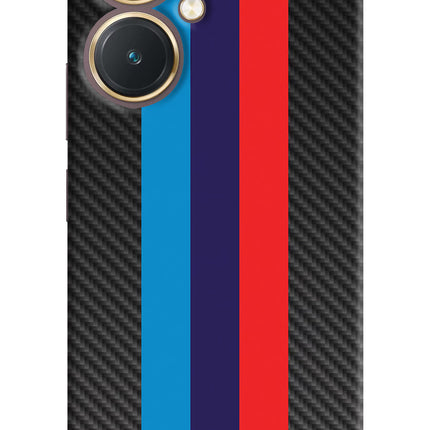 BMW Stripes Pattern Vivo Y27 Hard Case Back Cover by Casekaro