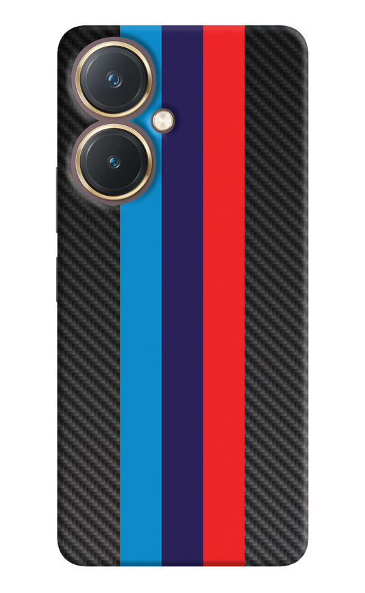 BMW Stripes Pattern Vivo Y27 Hard Case Back Cover by Casekaro