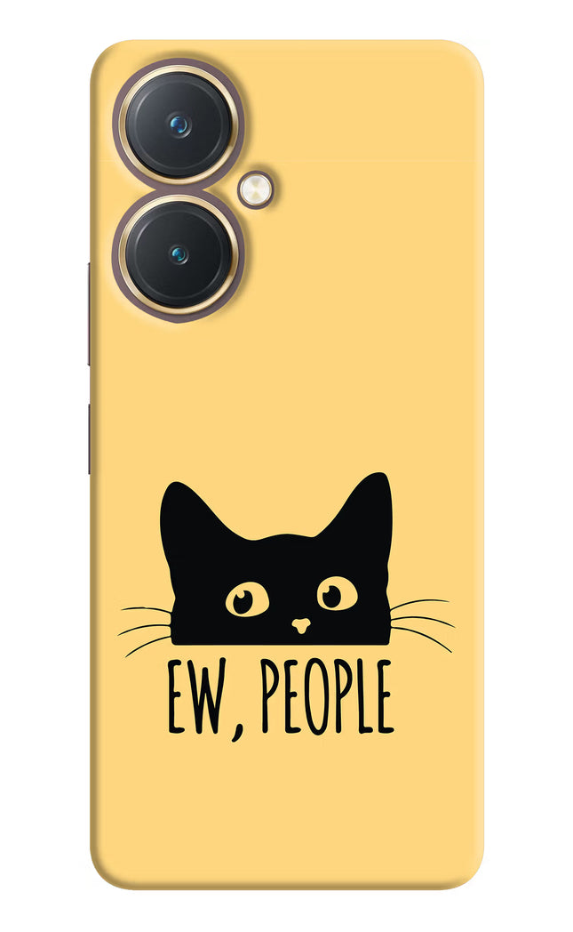 Ew People Catitude Vivo Y27 Hard Case Back Cover by Casekaro