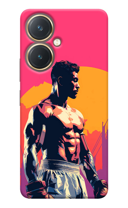 Sunset Warrior (AI Generated) Vivo Y27 Back Cover