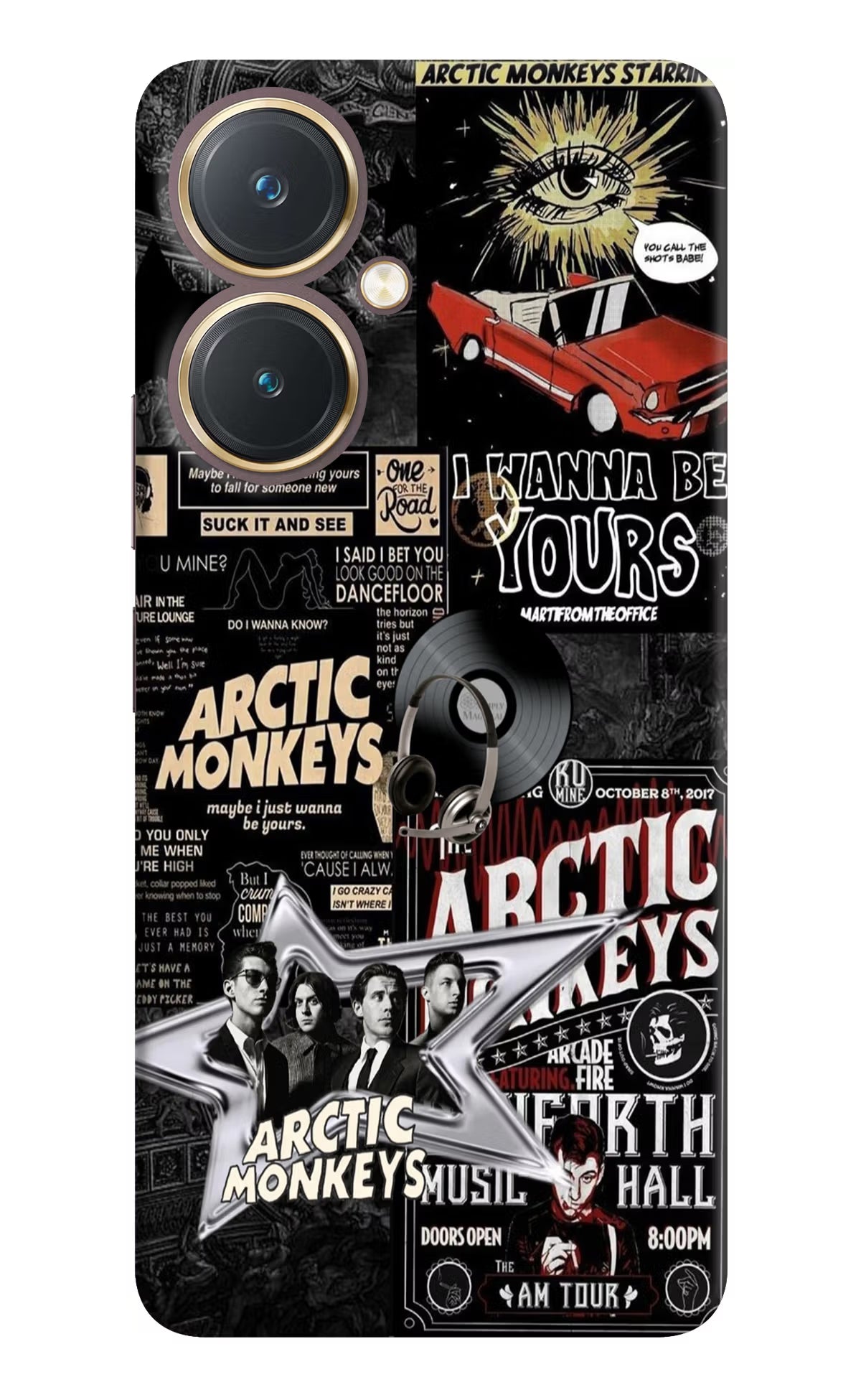 Arctic Monkeys Vivo Y27 Hard Case Back Cover by Casekaro