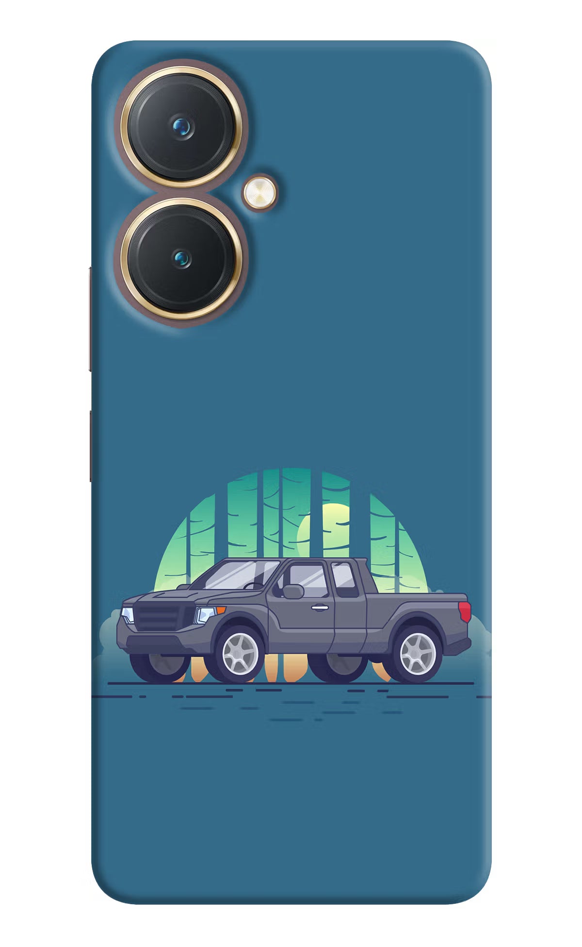 Retro Garage Vibe Vivo Y27 Hard Case Back Cover by Casekaro