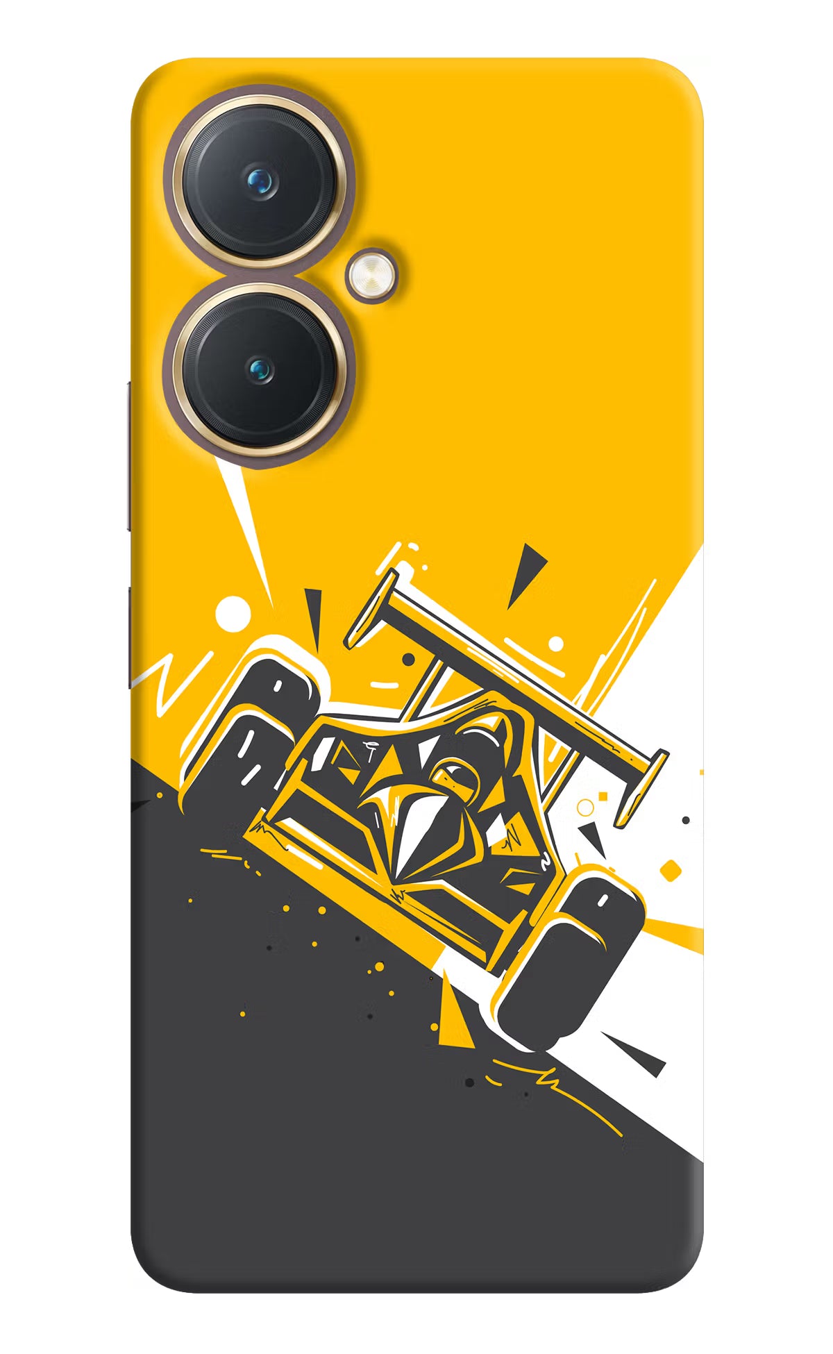 Track King Vivo Y27 Hard Case Back Cover by Casekaro