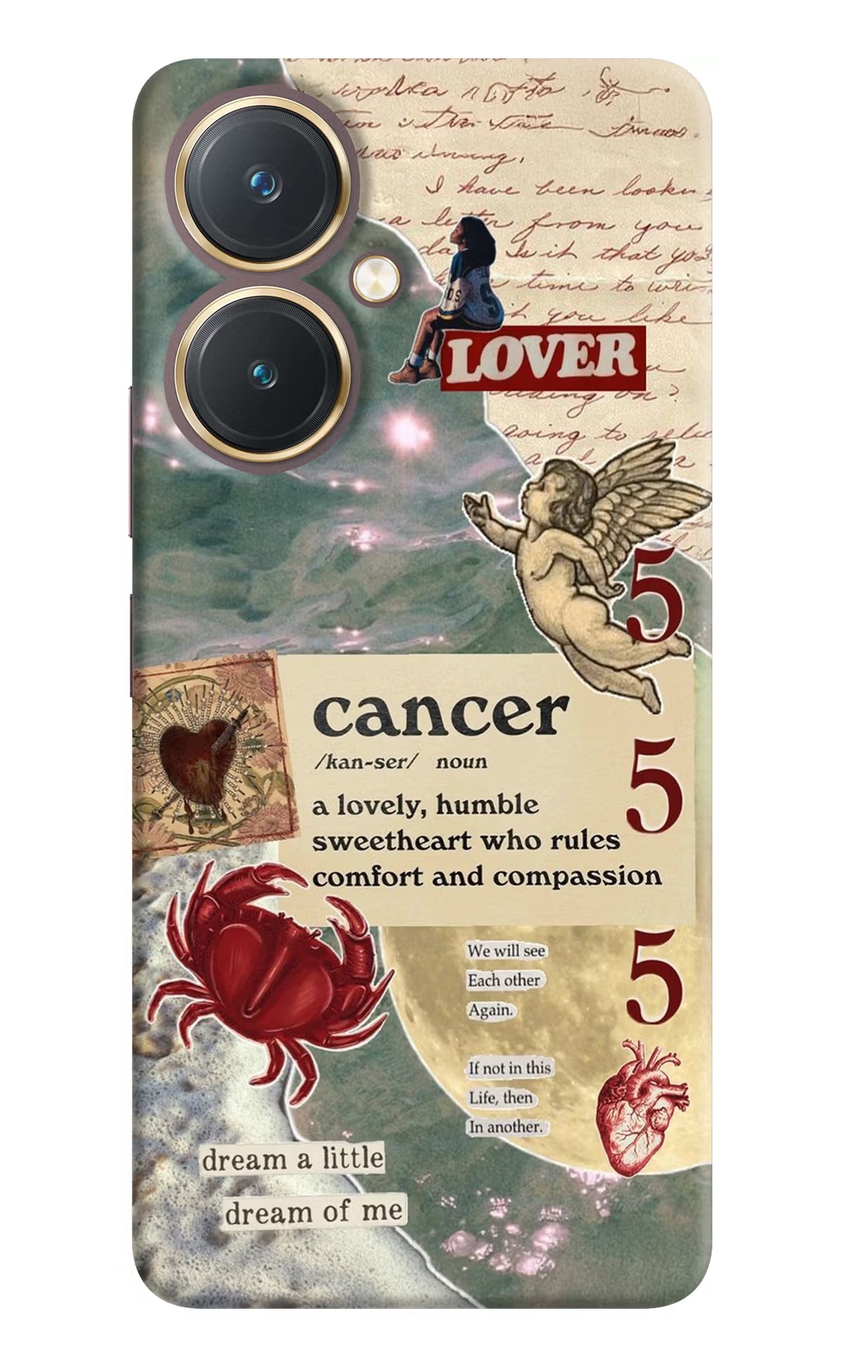 Cancer Zodiac Vivo Y27 Hard Case Back Cover by Casekaro