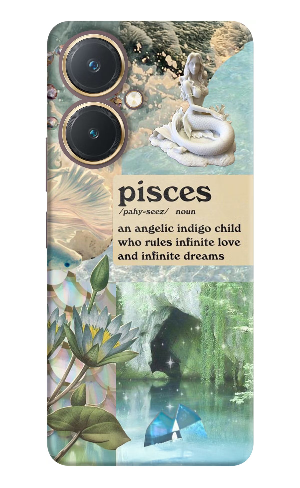 Pisces Zodiac Vivo Y27 Hard Case Back Cover by Casekaro