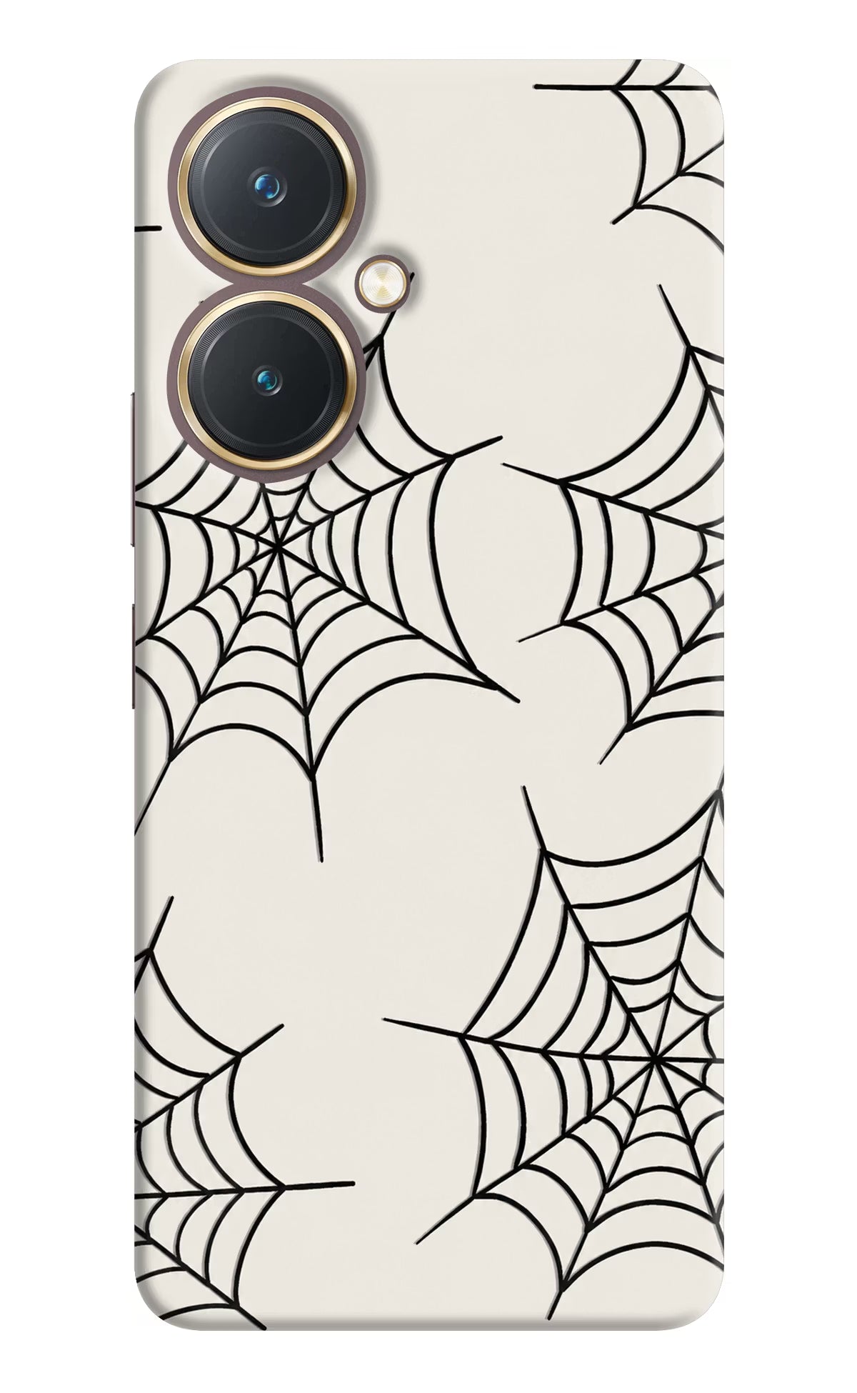 Spider Web Vivo Y27 Hard Case Back Cover by Casekaro