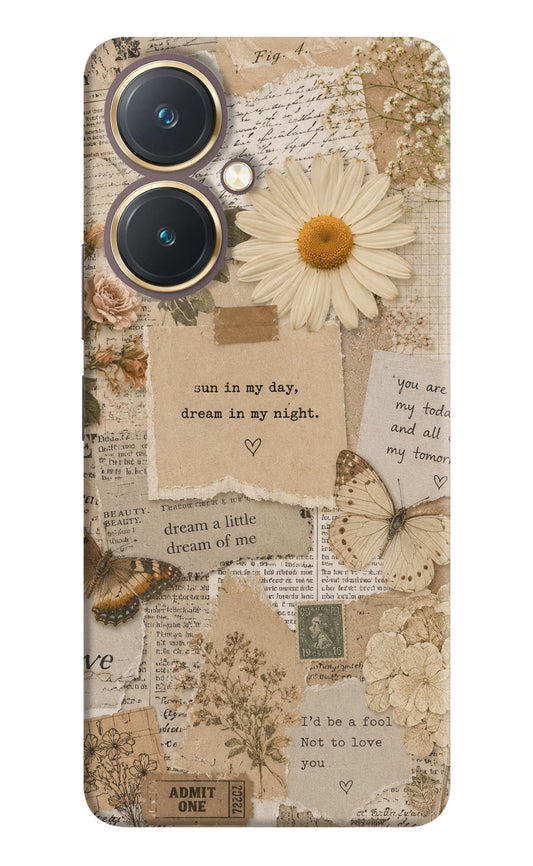 Vintage case Vivo Y27 Hard Case Back Cover by Casekaro