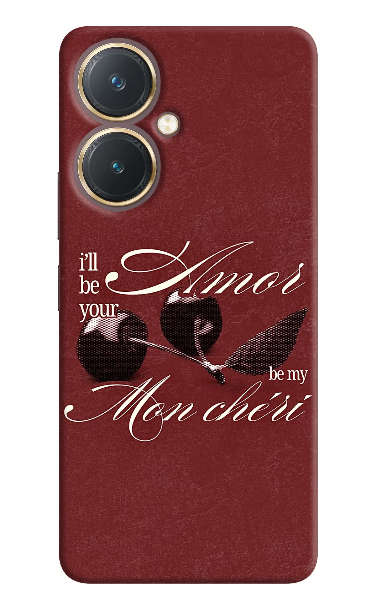 Velvet Cherry Vivo Y27 Back Cover