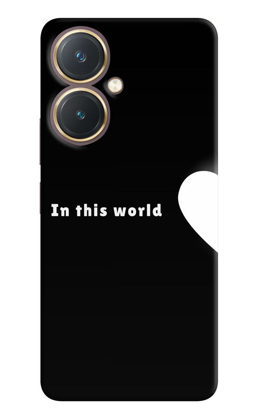This World Vivo Y27 Hard Case Back Cover by Casekaro