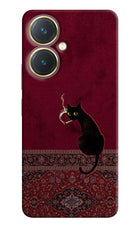 Midnight Cat Vivo Y27 Hard Case Back Cover by Casekaro