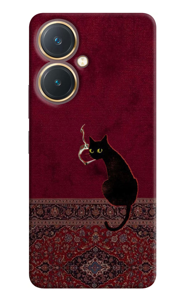 Midnight Cat Vivo Y27 Hard Case Back Cover by Casekaro