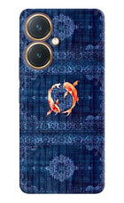 Koi Blue Vivo Y27 Back Cover
