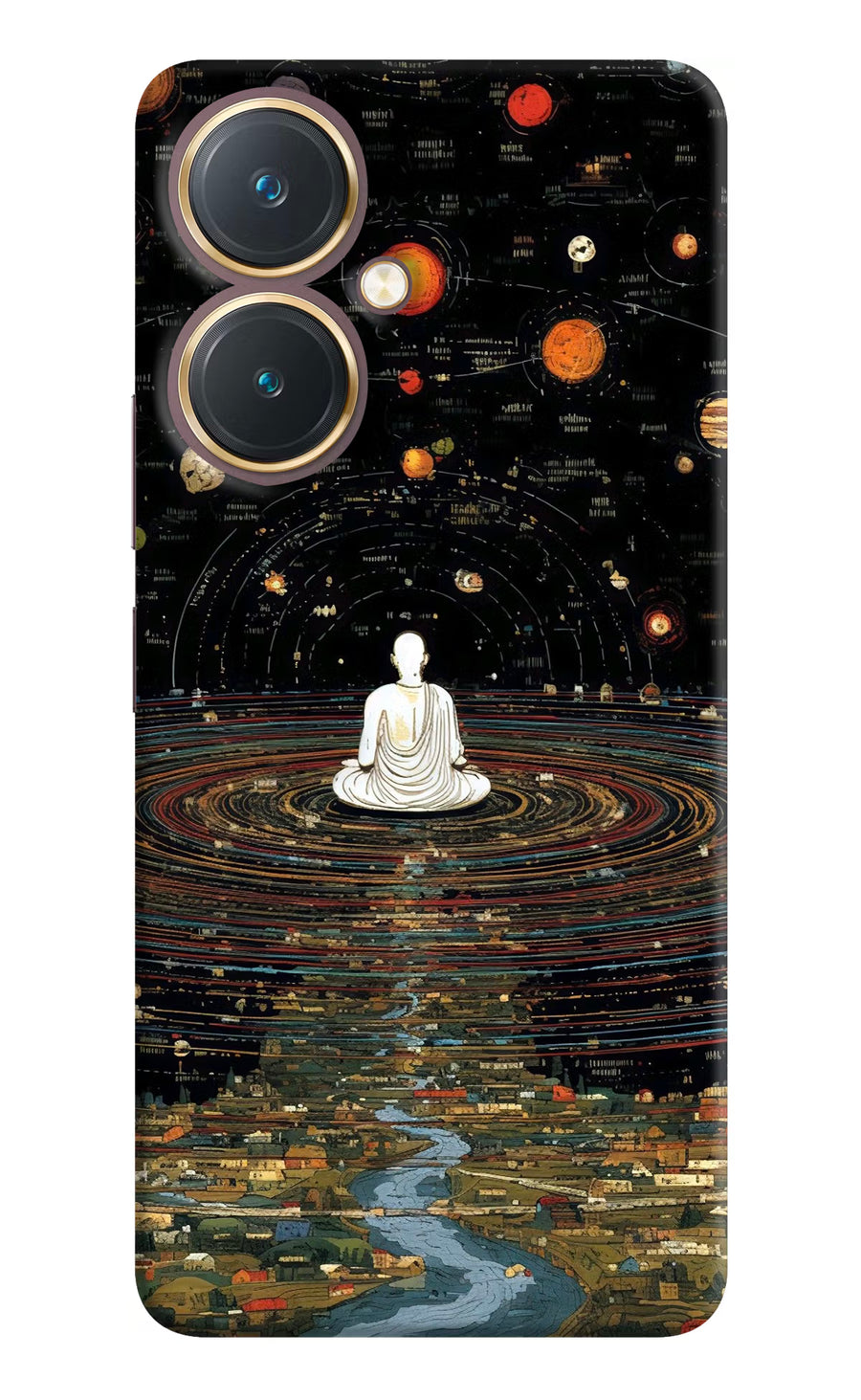 Space Monk Vivo Y27 Back Cover, Hard case