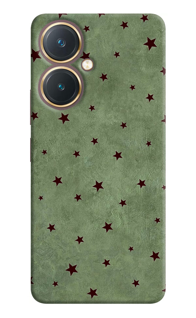 Green Stars Vivo Y27 Hard Case Back Cover by Casekaro