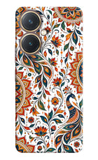 White Mayura Vivo Y27 Hard Case Back Cover by Casekaro