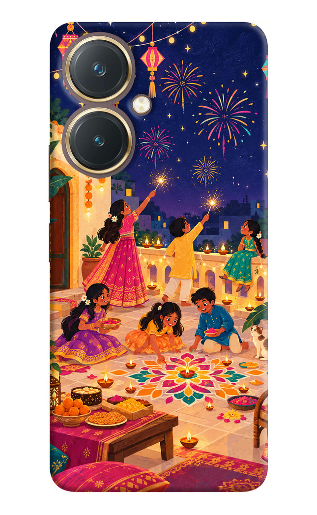 Diwali Night Vivo Y27 Hard Case Back Cover by Casekaro