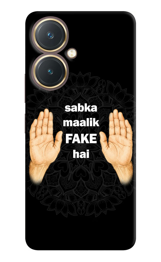 Sabka Malik Fake Vivo Y27 Hard Case Back Cover by Casekaro