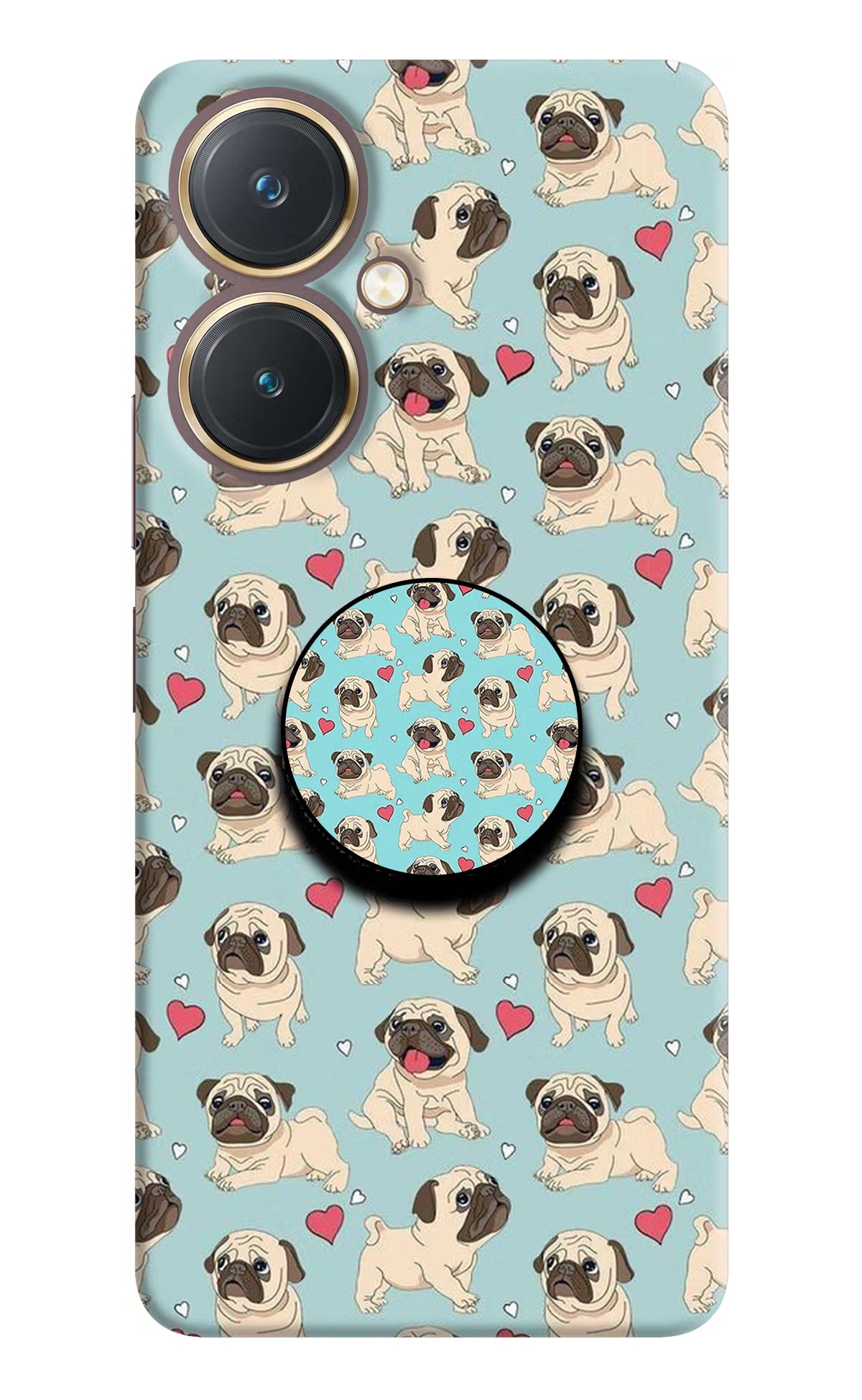 Pug Dog Vivo Y27 Pop Case by Casekaro